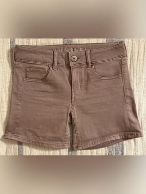 American Eagle Outfitters Midi Brown Jeans Shorts